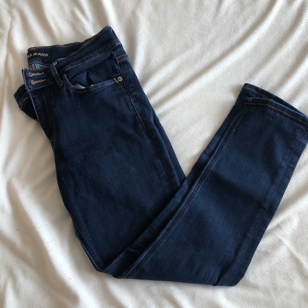 Express Double Button Cropped Jeggings